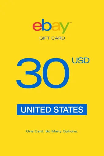 Product Image - eBay 30 USD Gift Card (United States) - Digital Key