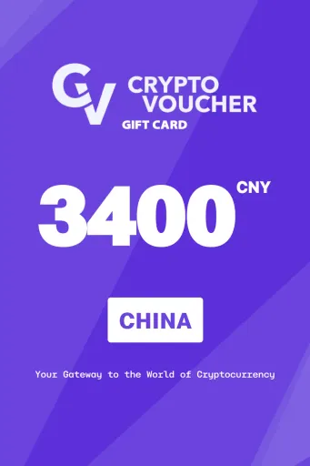 Crypto Voucher 3400 CNY Gift Card (China) - Digital Key