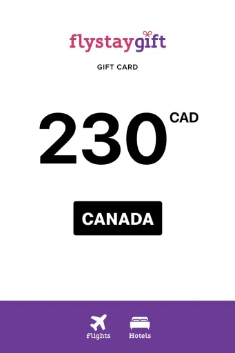 Flystay Gift 230 CAD Gift Card (Canada) - Digital Key