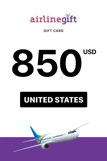 Airline Gift 850 USD Gift Card (United States) - Digital Key