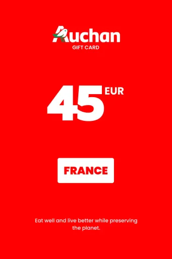 Auchan 45 EUR Gift Card (France) - Digital Key