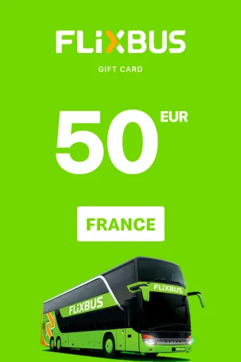 FlixBus 50 EUR Gift Card (France) - Digital Key