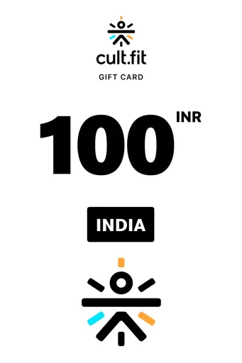 cult.fit 100 INR Gift Card (India) - Digital Key