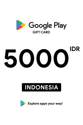 Google Play 5000 IDR Gift Card (Indonesia) - Digital Key