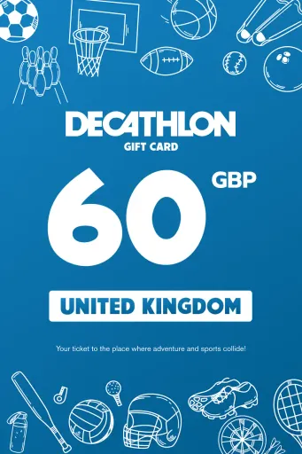 Decathlon 60 GBP Gift Card (United Kingdom) - Digital Key