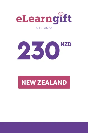 Product Image - eLearnGift 230 NZD Gift Card (New Zealand) - Digital Key