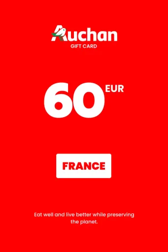 Auchan 60 EUR Gift Card (France) - Digital Key