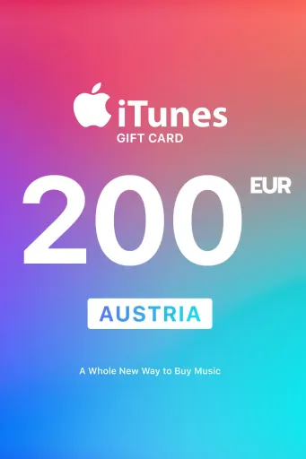 Apple iTunes 200 EUR Gift Card (Austria) - Digital Key