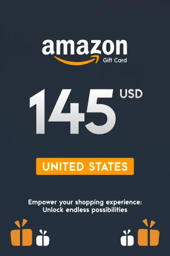 Amazon 145 USD Gift Card (United States) - Digital Key