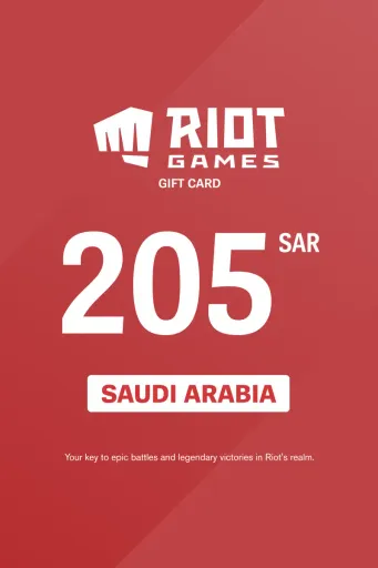 Riot Access 205 SAR Gift Card (Saudi Arabia) - Digital Key