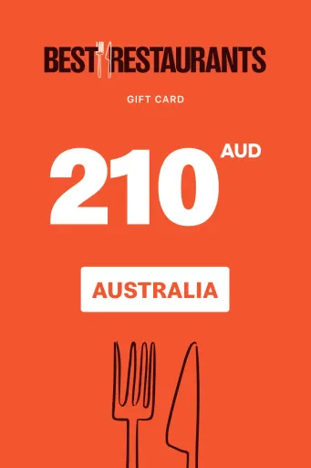 Best Restaurants 210 AUD Gift Card (Australia) - Digital Key