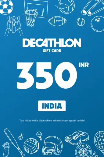 Decathlon 350 INR Gift Card (India) - Digital Key