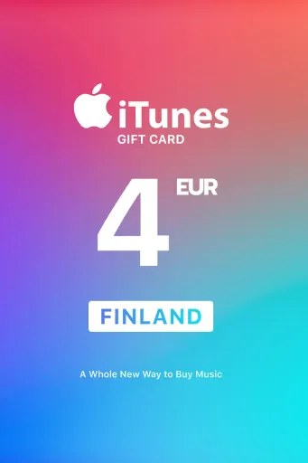 Apple iTunes 4 EUR Gift Card (Finland) - Digital Key