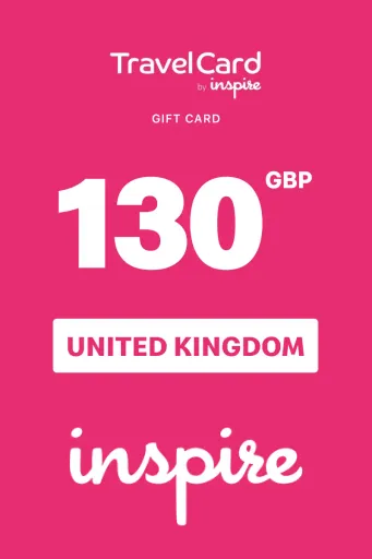 TravelCard by Inspire 130 GBP Gift Card (United Kingdom) - Digital Key