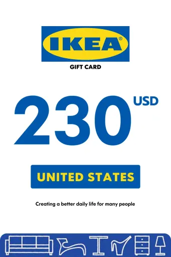 IKEA 230 USD Gift Card (United States) - Digital Key