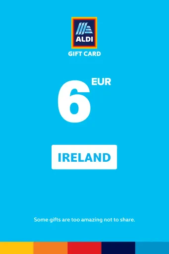 ALDI 6 EUR Gift Card (Ireland) - Digital Key