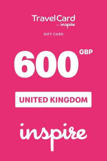 TravelCard by Inspire 600 GBP Gift Card (United Kingdom) - Digital Key