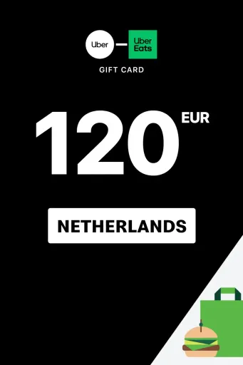 Uber & Uber Eats 120 EUR Gift Card (Netherlands) - Digital Key