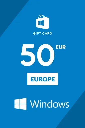 Windows Store 50 EUR Gift Card (Europe) - Digital Key