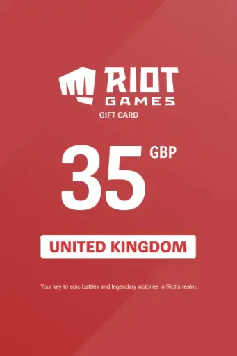 Riot Access 35 GBP Gift Card (United Kingdom) - Digital Key