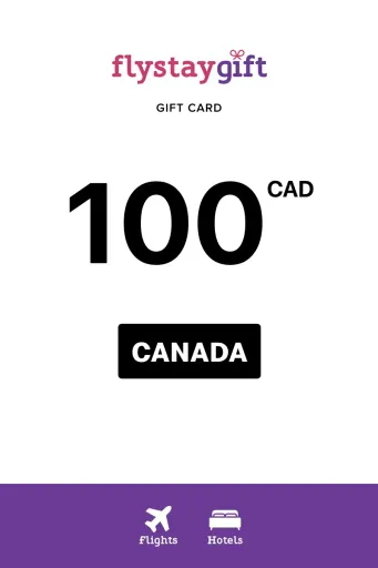Flystay Gift 100 CAD Gift Card (Canada) - Digital Key