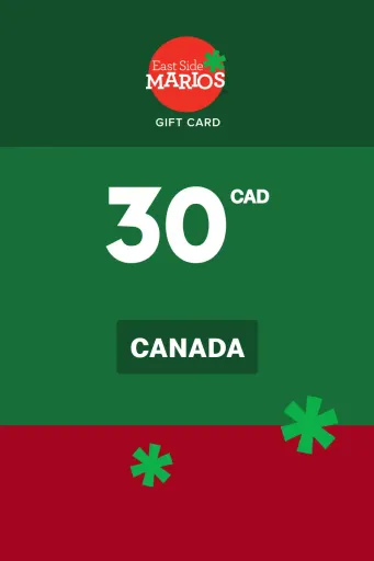 Product Image - East Side Mario's 30 CAD Gift Card (Canada) - Digital Key