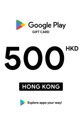 Google Play 500 HKD Gift Card (Hong Kong) - Digital Key