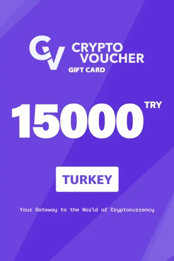 Crypto Voucher 15000 TRY Gift Card (Turkey) - Digital Key