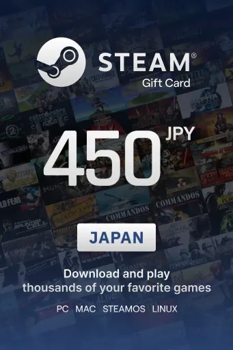 Steam Wallet 450 JPY Gift Card (Japan) - Digital key