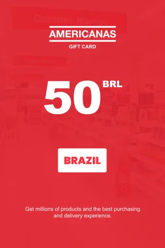 Americanas 50 BRL Gift Card (Brazil) - Digital Key