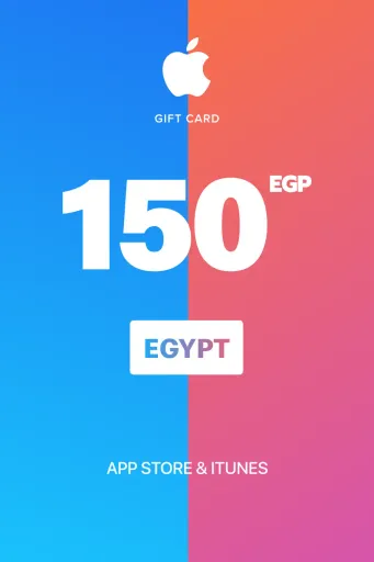 App Store & iTunes 150 EGP Gift Card (Egypt) - Digital Key