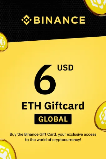 Binance (ETH) 6 USD Gift Card (Global) - Digital Key