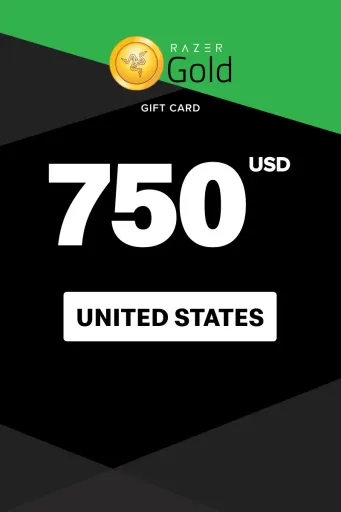 Razer Gold 750 USD Gift Card (United States) - Digital Key