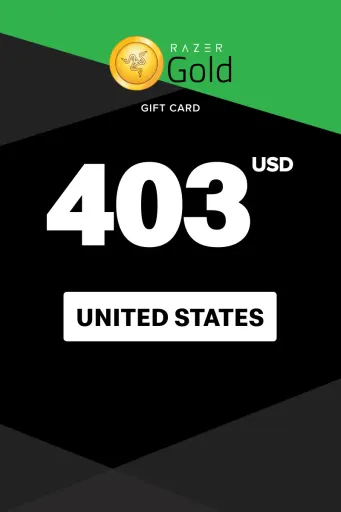 Razer Gold 403 USD Gift Card (United States) - Digital Key