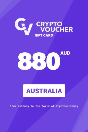 Crypto Voucher 880 AUD Gift Card (Australia) - Digital Key