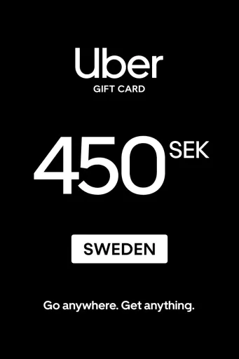 Uber 450 SEK Gift Card (Sweden) - Digital Key