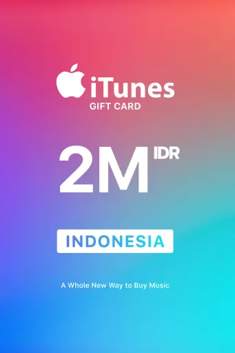 Apple iTunes 2000000 IDR Gift Card (Indonesia) - Digital Key