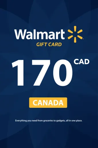 Walmart 170 CAD Gift Card (Canada) - Digital Key