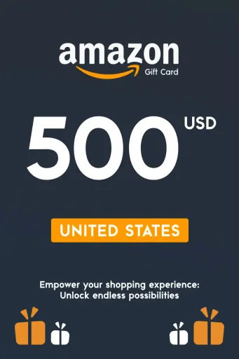 Amazon 500 USD Gift Card (United States) - Digital Key