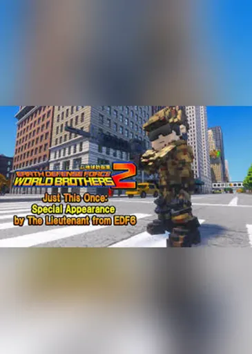 EARTH DEFENSE FORCE WORLD BROTHERS 2 - Just This Once Special Appearance by The Lieutenant from EDF6 DLC (Global) (PC) - Steam - Digital Key