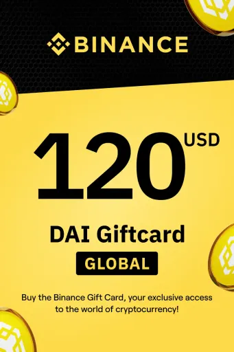 Binance (DAI) 120 USD Gift Card (Global) - Digital Key