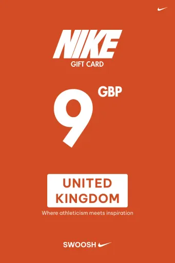 Nike 9 GBP Gift Card (United Kingdom) - Digital Key