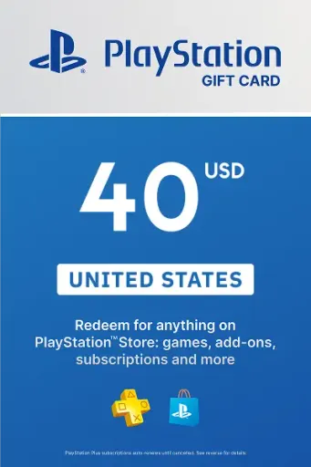 PlayStation Store 40 USD Gift Card (United States) - Digital Key