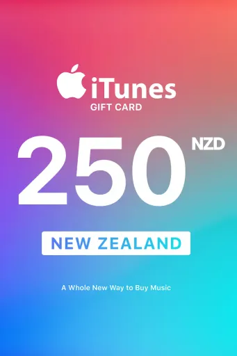Apple iTunes 250 NZD Gift Card (New Zealand) - Digital Key