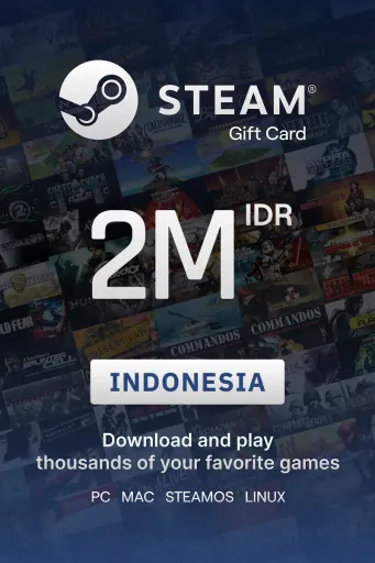 Steam Wallet 2000000 IDR Gift Card (Indonesia) - Digital key