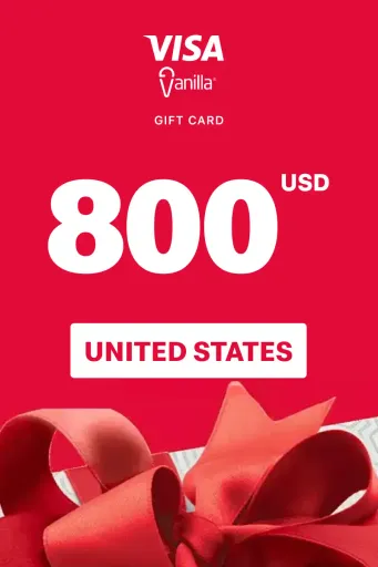 Vanilla Visa 800 USD Gift Card (United States) - Digital Key