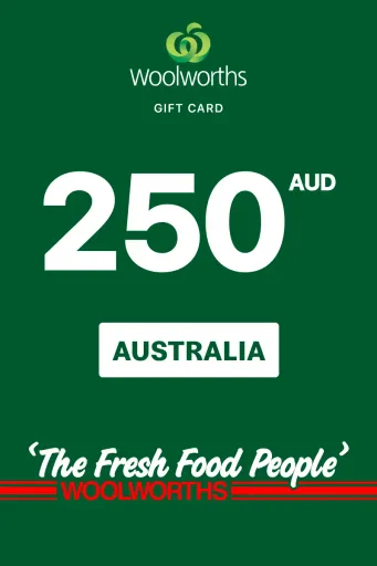 Woolworths Supermarket 250 AUD Gift Card (Australia) - Digital Key