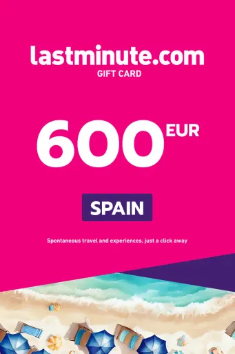 lastminute.com 600 EUR Gift Card (Spain) - Digital Key