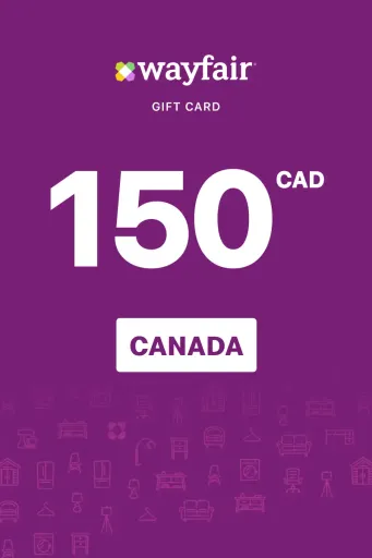 Wayfair 150 CAD Gift Card (Canada) - Digital Key