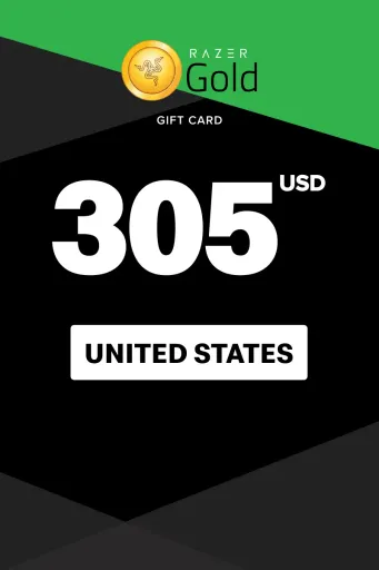 Razer Gold 305 USD Gift Card (United States) - Digital Key